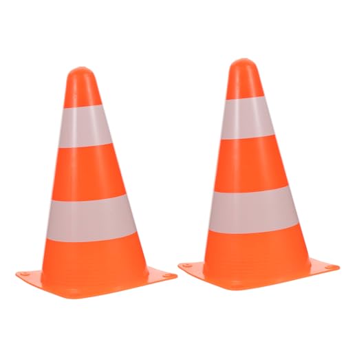 TOYANDONA 2sets Soccer Poles for Training Football Accessories Pe Material Lightweight and Portable Horn Cones 2pcs*2
