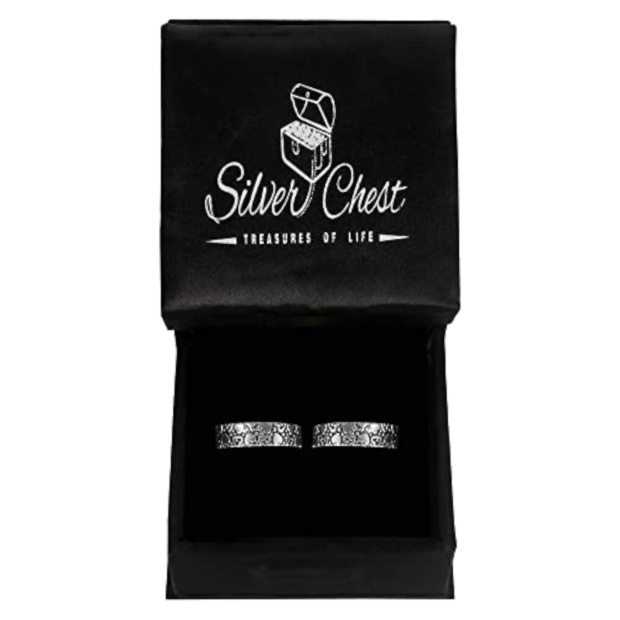 Stylish Sterling Oxidised Toe Rings with 3D Self Designs