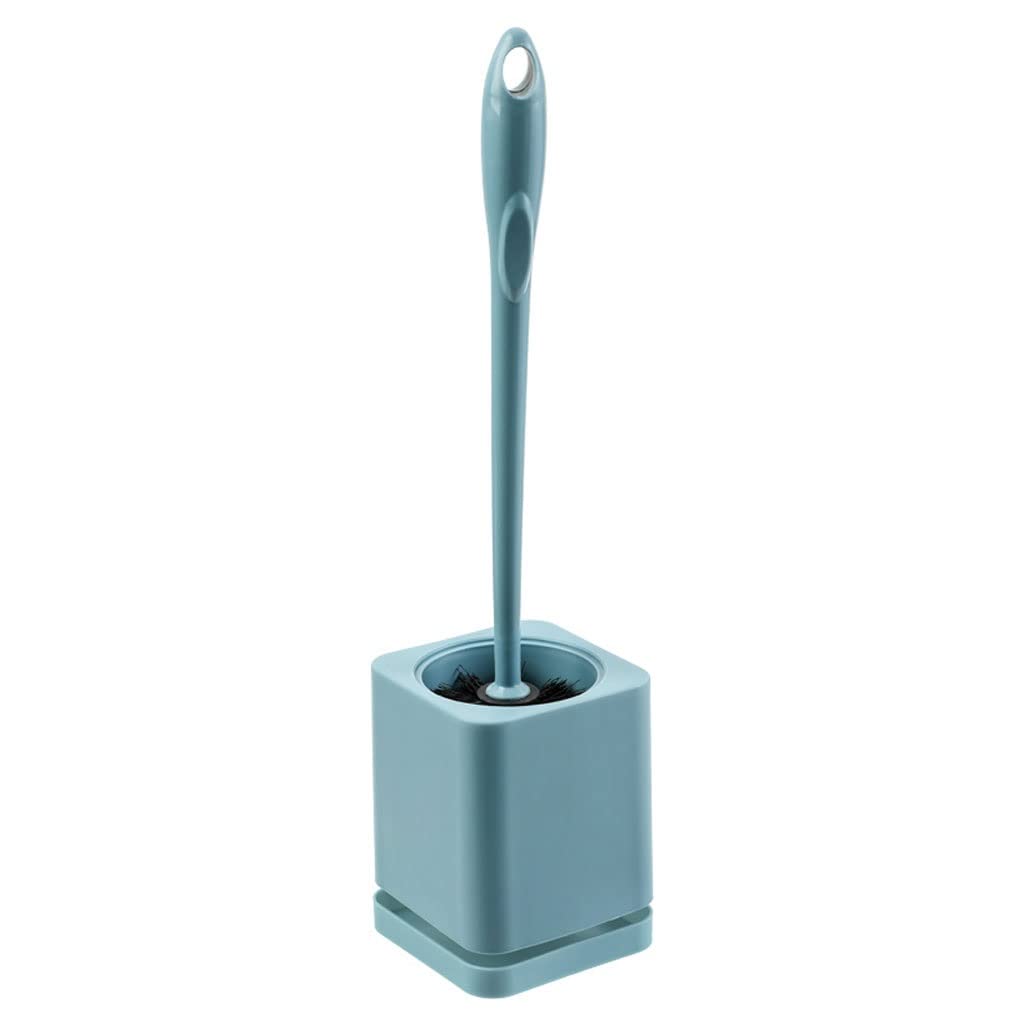 Spazzolone WC Scopino WC Spazzola WC Spazzola e supporto for la toilette, Set del supporto for la spazzola for il bagno, Brusco della ciotola del water Pennello detergente con manico lungo e setole mo