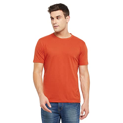 Image of Orewa by OKANE Men's Solid Round Neck Cotton T-Shirt (Pack of 2)