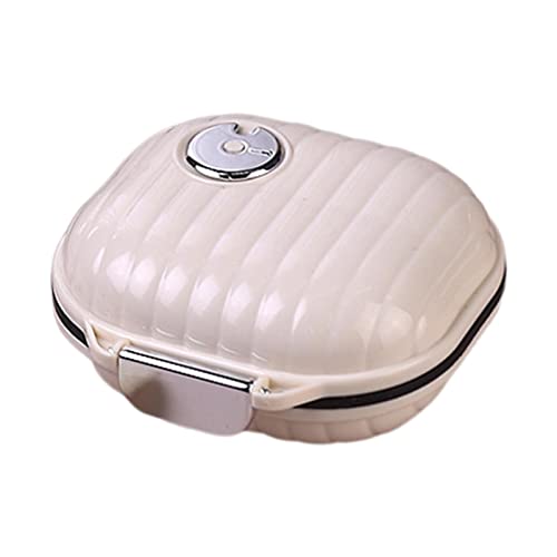 Enjovdery Estojo para Comprimidos - Porta Comprimidos Pequenos Portáteis com 7 Compartimentos, Selado à prova de Umidade, Ideal para Viagens e Bolsa ou Bolso