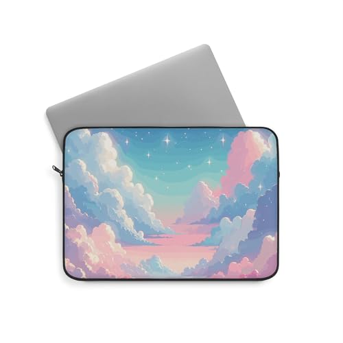 Housse ordinateur portable nuages Kawaii pour éviter les rayures au quotidien