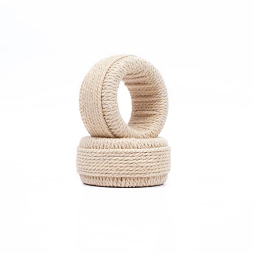 Raingi Handmade Woven Napkin Rings Set Of 12 Decorative Serviette Ring Beach Napkin Holder Napkin Rings Bulk For Party Christmas Valentines Farmhouse Decor Thanksgiving Dinner Table Decor #TOP2