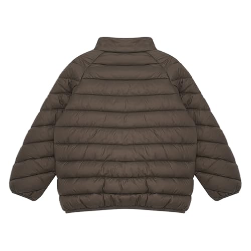 Image of YiZYiF Girls Thicken Padded Clothes Lightweight Puffer Jacket Zip Up Warm Outerwear Winter Fleece Coats 5-12 Years