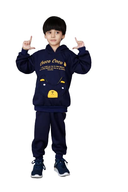 AmeehaChoco coco Casual Sweatshirt Hooded Track Pants Winter clothing set