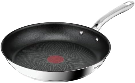 Tefal Hard Titanium Pro 28cm Wok Pan - Non-Stick, Induction Compatible, Thermo-Signal Indicator