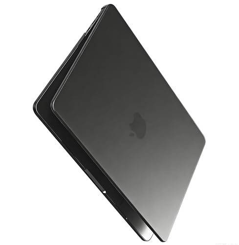 Image of Saco MacBook Neo Case 13 inch 2026 (A18 Pro, Model A3404), 1:1 Precision Fit | Official Black Clear | Matte Hard Shell Cover, Scratch & Fingerprint Resistant for New MacBook Neo 13 inch Case