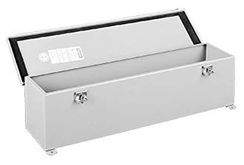 Hoffman F44T60HC Wire Trough, Hinged Cover, Steel, 4.00