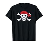 Pirata de calavera y tibias cruzadas Camiseta