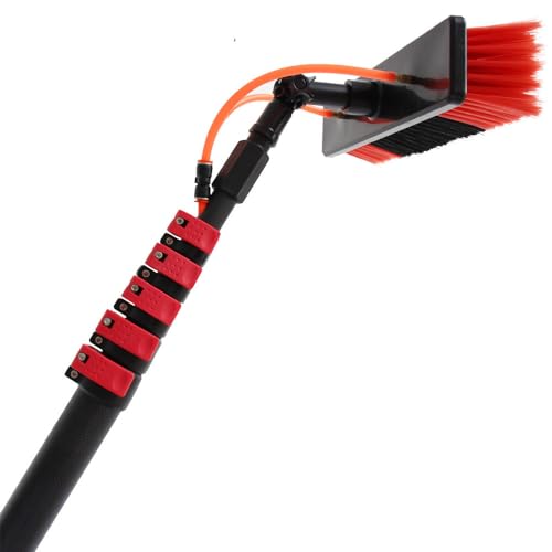 FANYING Retractable Window Cleaning Pole, High Altitude Cleaning Window Cleaning Brush, Solar Panel Cleaning Brush, Water Brush,3.6m/12ft FANYING Retractable Window Cleaning Pole, High Altitude Cleaning Window Cleaning Brush, Solar Panel Cleaning Brush, Water Brush,3.6m/12ft
