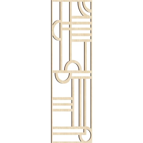 Riverton Decorative Pierced Fretwork Wood Wall Panels, 21 3/8"W x 54 3/8"H x 1/4"T, Birch