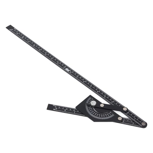 Transportador ajustable de ángulo de aluminio 0-180° miniatura 6