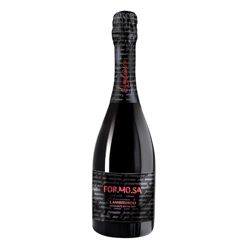 Formosa | Lambrusco Grasparossa Di Castelvetro DOP | Sparkling Red Wine | Medium Dry | Notes of Blackberry and Raspberry | 11% (1 x 75cl)