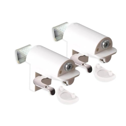 Universal Klemmträger für Jalousien mit 25 mm Lamellen - 2 Klemmträger - Ideal für Dreh/Kippfenster - Window-Decoration.com