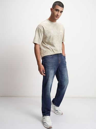 Image of Highlander Men's Straight Fit Jeans | Stretchable | Everyday Comfort & Style| Jeans for Man