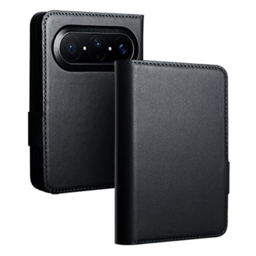 Étui portefeuille pour Huawei Pura X Max housse cuir véritable fait main