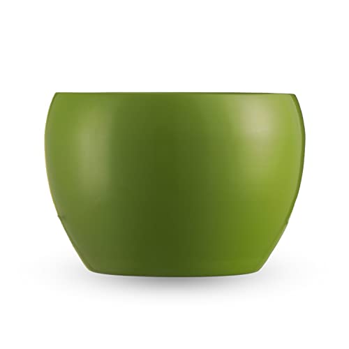 Image of Rust Free Home Decor Table Top Indoor Metal Pots Planters for Flowers Plants(Green)