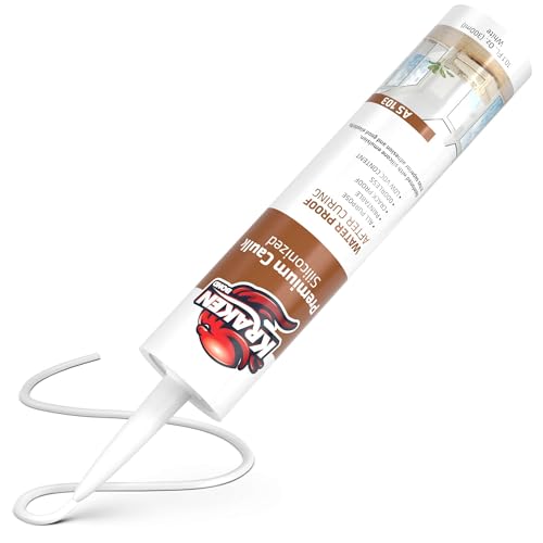 Kraken Bond Acrylic Latex Caulk, 1-Pack White