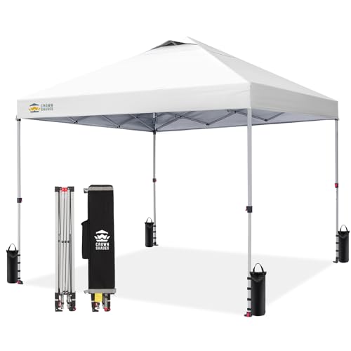 CROWN SHADES 12x12 Pop Up Canopy Outside Canopy,...