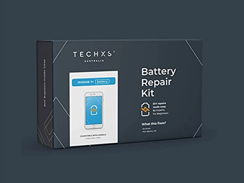 TechXS iPhone 7 Plus Battery Replacement Repair Kit | Repair At-Home / Beginner Friendly / NEW Premium TechXS Battery / 13pc Professional Toolkit / Custom Installation Guides / Excellent Support iPhone 7 Plus