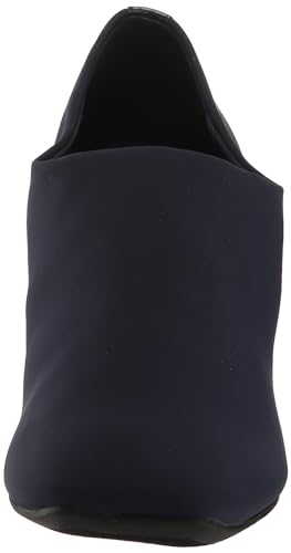 Anne Klein Women's Treena Ankle Bootie Heel Boot, Navy, 9.5 M2