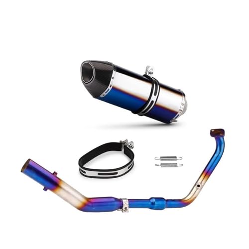 Adaptateur MT-15 2017-2024 collecteur de ligne d'échappement complète avec tuyau avant