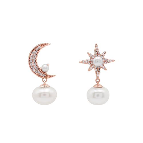 Boucles d'oreilles triple perle argent, le cadeau idéal pour femme