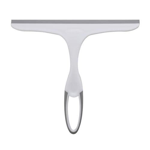 Inbagno Spazzola tergivetro da Doccia Bianco in plastica, Multiuso Lava vetri o specchi, Installazione da Appendere