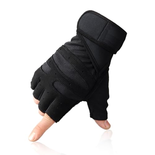 Fitness, Sports EASYTAO Guantes Deportivos, Guantes para Gimnasio con Protección de Muñecas, Diseño Antideslizante y Transpirable, Guentes Hombre y Mujer para Entrenamiento...