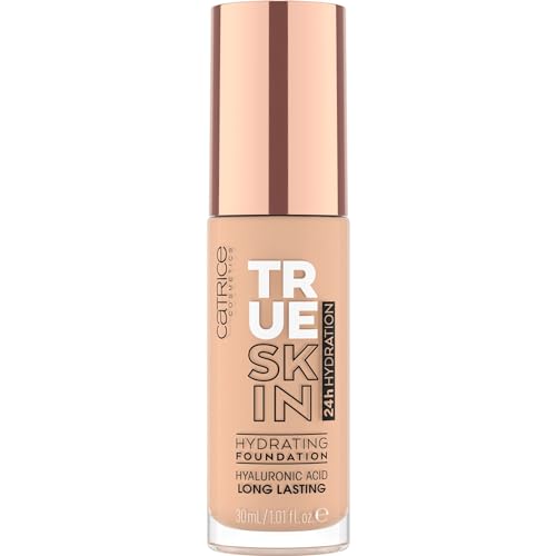 Catrice True Skin Hydrating Foundation, Nr. 004, Nude, feuchtigkeitsspendend, langanhaltend, natürlich, vegan, ohne Alkohol, ohne...