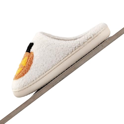 Women Men Slippers Fuzzy Closed Toe House Memory Foam Bedroom Slipper Couple Indoor Home Shoes4