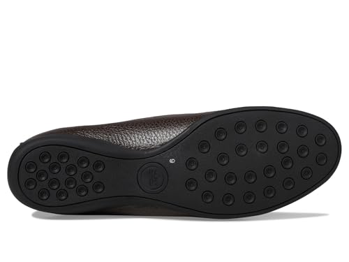 Image of Women's Genuine Leather Slip on Buckle Loafer
