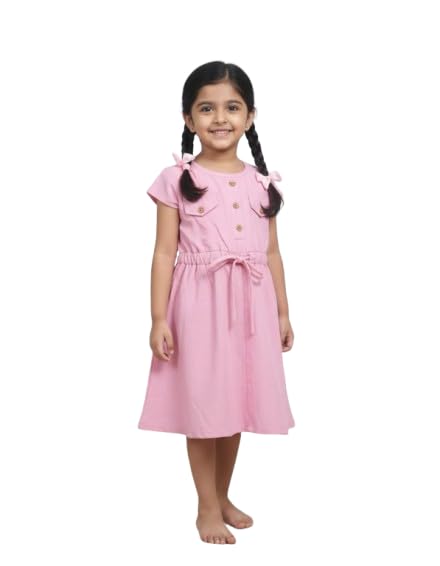Image of Pink Cotton Frock