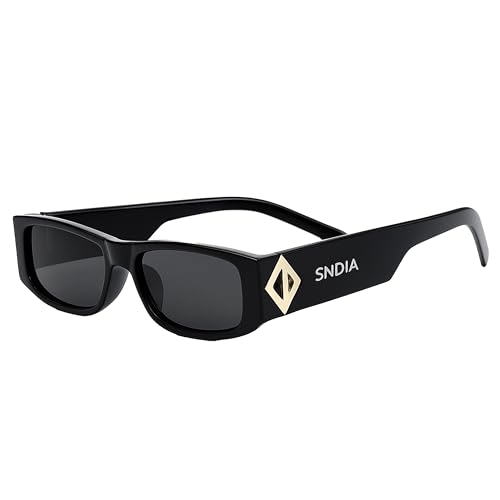 Image of SNDIA Polarized Small Rectangle Women's Sunglasses | Premium Frame | UV400 Protection for Driving, Outdoor Activity