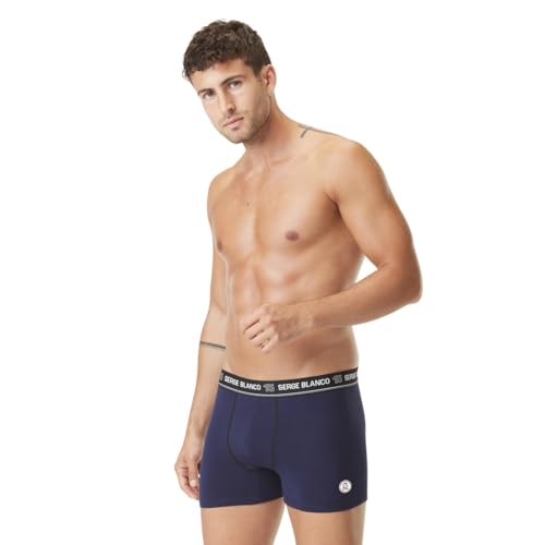 Boxer SERGE BLANCO de algodón para hombre en lote de 4 calzoncillos cómodos 2