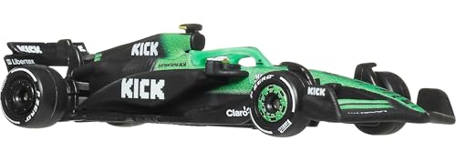 Image of Hot Wheels 1:64 Scale Premium Race Team Sauber - Driver 2 Die-Cast Formula 1 Collectible Toy Race Car with Real Riders Tires & Metal /Metal Body & Chassis