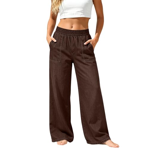 Pantalon d'été Palazzo fluide idéal pour vos journées à la plage