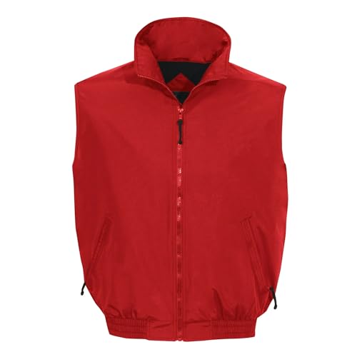 AFC Men's Windproof Nylon Vest Fleece Lined Performance Coat - Main Image