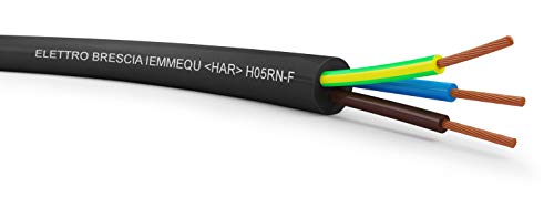 ✅ Materiale: gomma Phoenix Electronic System Cavi in Gomma multipolare per elettrodomestici H05RN-F/Sezione nominale: 2x1,00 Nxmm² / 100mt
