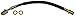 Dorman H620449 Front Driver Side Brake Hydraulic Hose Compatible with Select Chevrolet / GMC Models