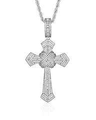 Baguette Cross Silver