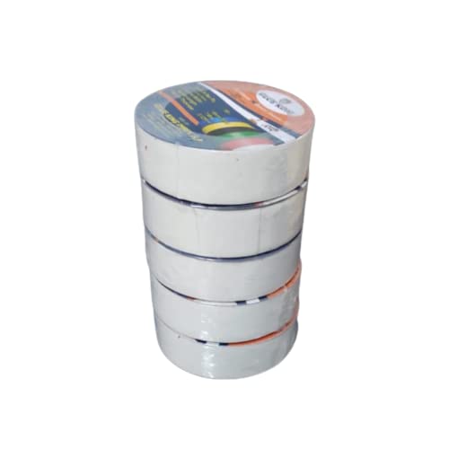 GLUE KING PVC Electrical Insulation Tape (White color, 16mmx7mtrx0.125mm) -|Set of 30 Rolls| (B0B53BQH5Z) Amazon Price History, Amazon Price Tracker