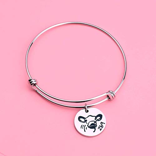 Image of 269 Cow Vegan Necklace Animal Activism Jewelry Vegetarian Gift