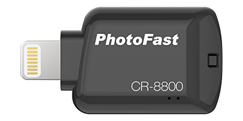 Gigastone PhotoFast iPhone Micro SD Card Reader (CR-8800 BK)