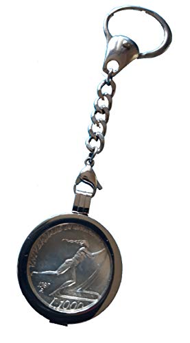 Porte-clés Homme Pièce Argent San Marino 1000 Lire : Fini les Clés Perdues