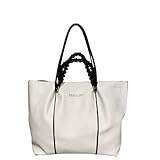 Pelle Ermanno Scervino shopping bag in eco-pelle con doppi manici a mano e a spalla