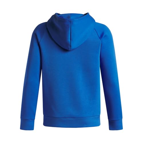 Under Armour Boys' Rival Fleece Big Logo Print Fill Hoodie, (402
