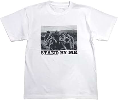 映画プリント 半袖シャツ Lサイズ　スタンドバイミー STAND BY ME スタンド・バイ・ミー 半袖 ムービープリント T
