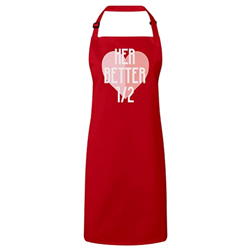 Cadeau anniversaire de mariage original avec le tablier rouge Her Better Half