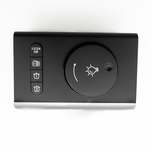 Image of JVD Waltz Premium Digital Alarm Clock | Speaker Wireless Charger, Digital with Bluetooth | Dimmable Light Bedrooms Dual Alarm Snooze Dimmer 12 24H RGB Night Light USB AUX | Black and Sliver